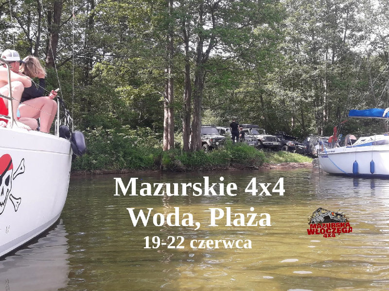 Mazurskie 4x4, Woda, Plaża