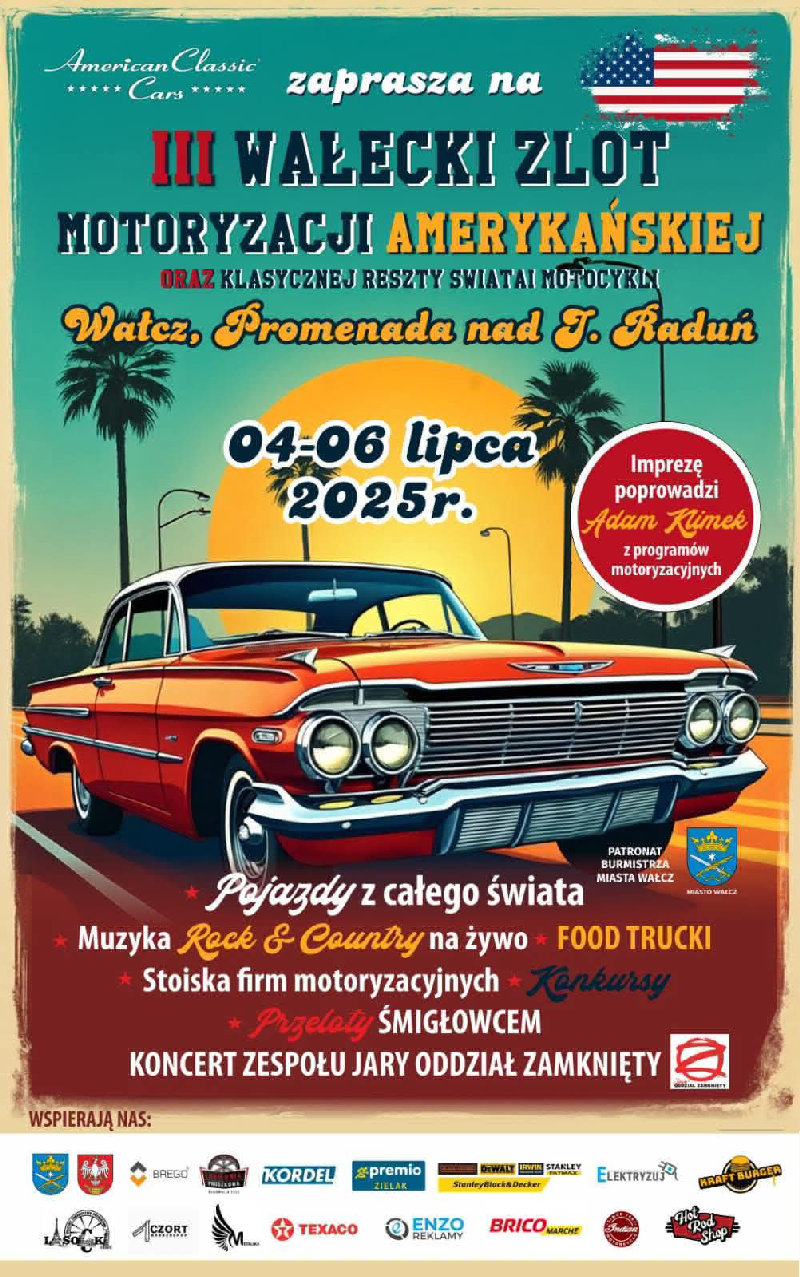 III Zlot Amerykańskiej Motoryzacji oraz motocykli