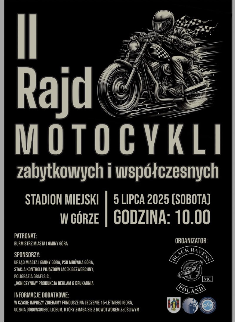 II rajd motocykli zabytkowych i współczesnych