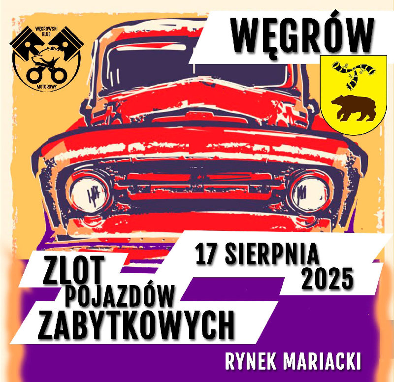 Zlot pojazdów zabytkowych Węgrów 2025