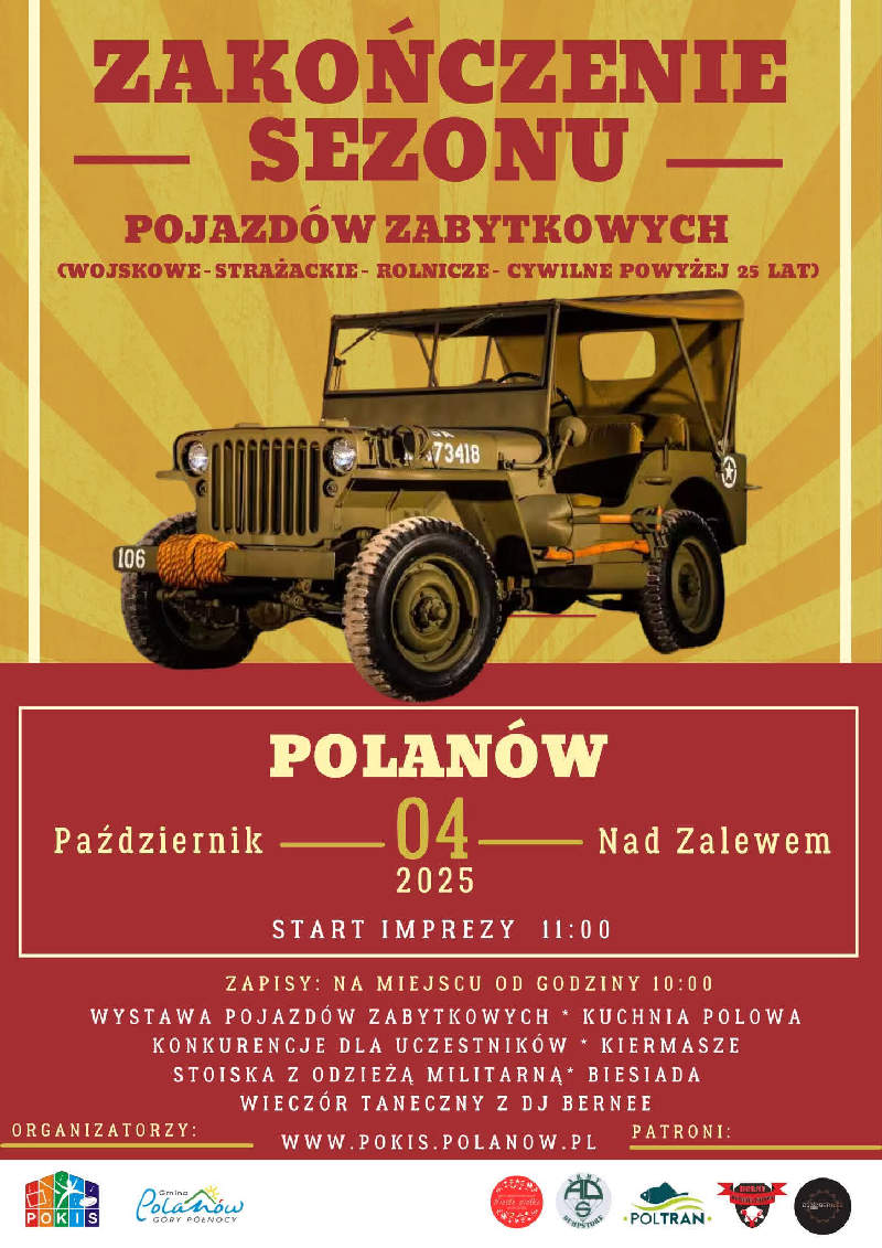 Zakończenie Sezonu Pojazdów Zabytkowych
