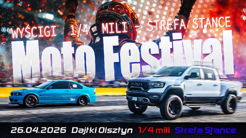 Wyścigi 1/4 mili - Moto Festival 2026