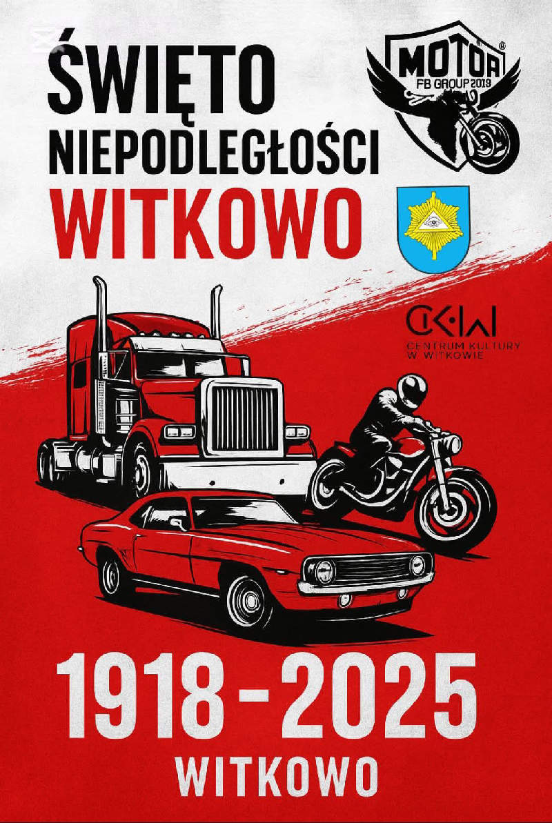 Święto Niepodległości Witkowo MOTO PARADA