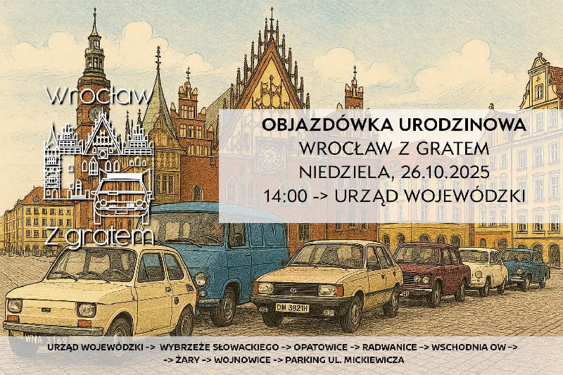 OBJAZDÓWKA URODZINOWA WROCLAW Z GRATEM