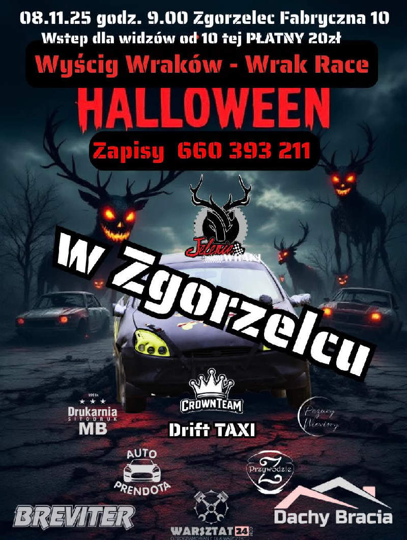 Jelenie Wraki w Zgorzelcu - Edycja Halloweenowa