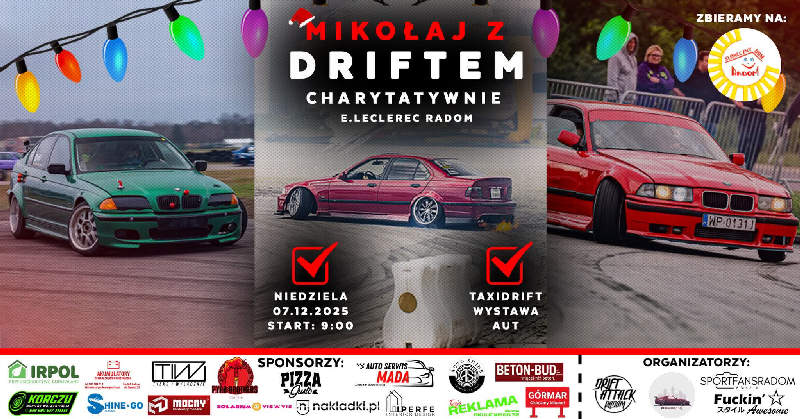 Mikołaj z Driftem Charytatywnie!
