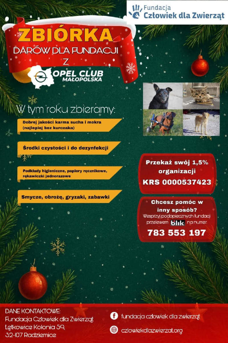 Charytatywny Spot OPEL CLUB MAŁOPOLSKA