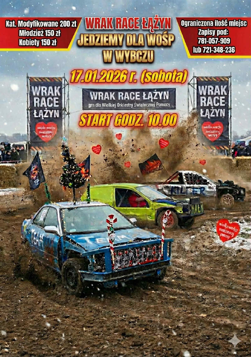WRAK RACE ŁĄŻYN