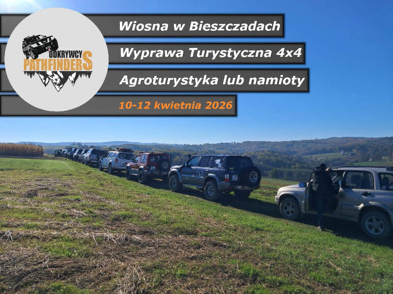 Wiosna w Bieszczadach 4x4