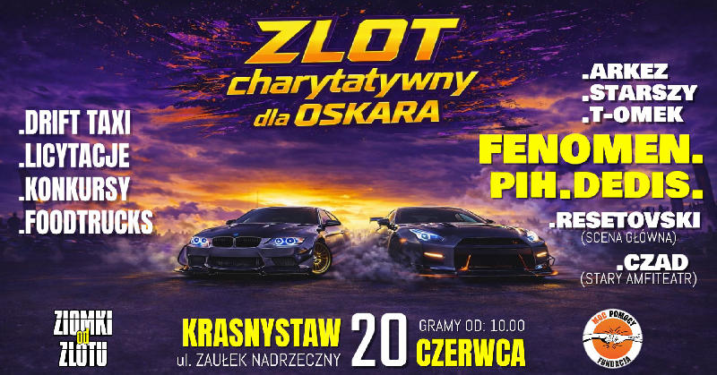 Charytatywny zlot motoryzaycjny dla Oskara