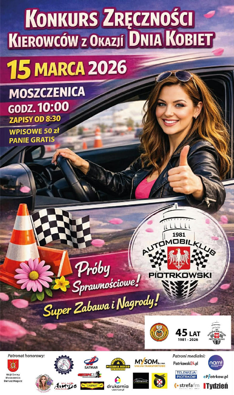 Konkurs Zręczności Kierowców z okazji Dnia Kobiet