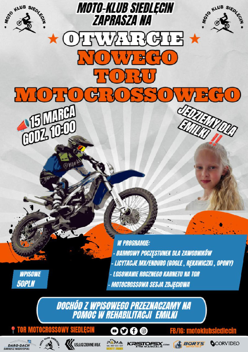 OTWARCIE NOWEGO TORU MOTOCROSSOWEGO!
