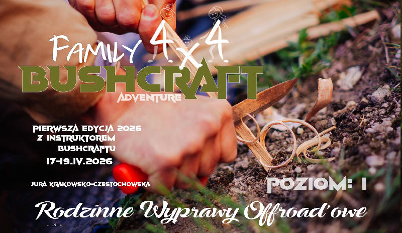Family4x4 - Level 1 - BUSHCRAFT Jurajski!