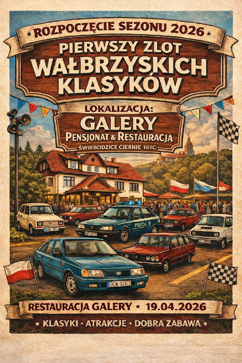 Pierwszy zlot Wałbrzyskich Klasyków 2026
