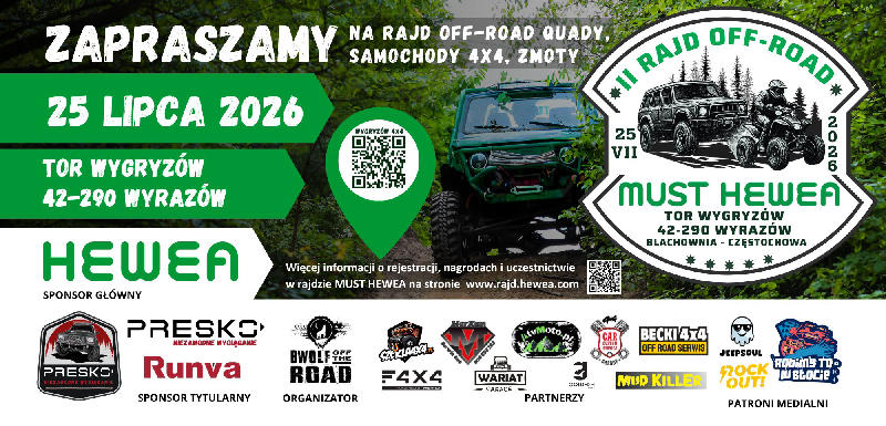 MUST HEWEA - II Rajd Off-Road