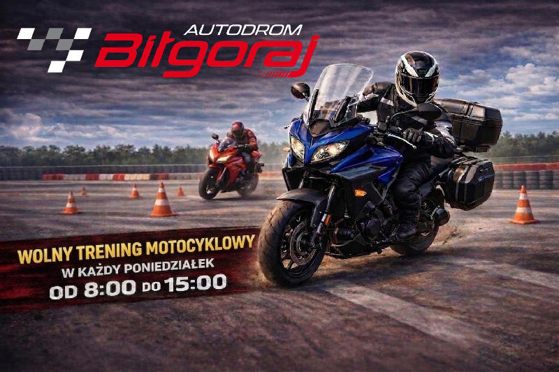 Poniedziałkowe treningi motocylkowe