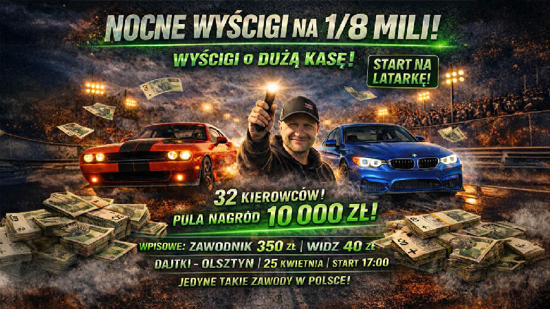 NOCNE WYŚCIGI O KASĘ