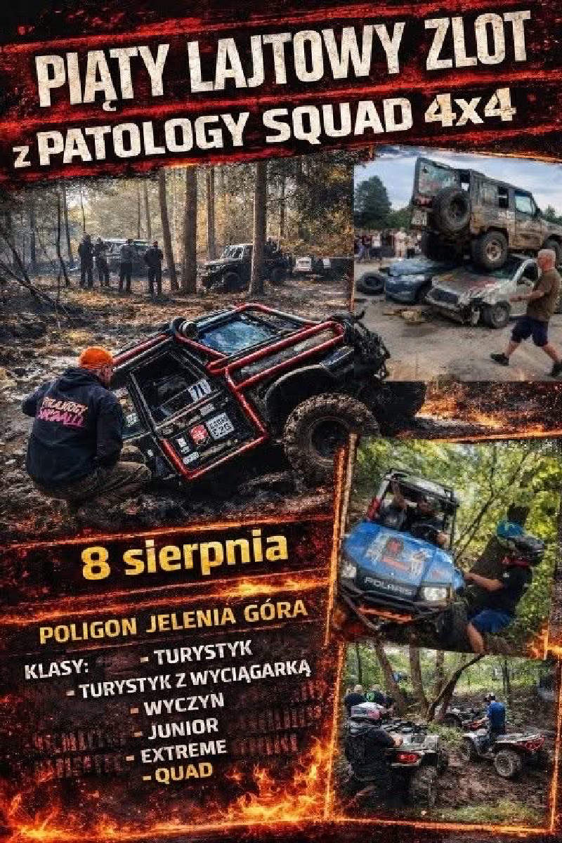 V LAJTOWY ZLOT Z PATOLOGYSQUAD 4X4 08.08.2026