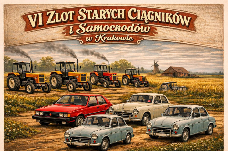 VI Zlot Starych Ciągników i Samochodów w Krakowie
