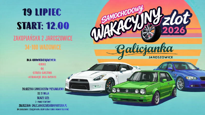 Wakacyjny Zlot Samochodowy