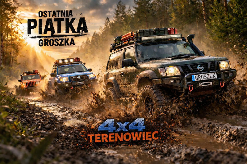 OSTATNIA PIĄTKA GROSZKA z 4X4 TERENOWIEC