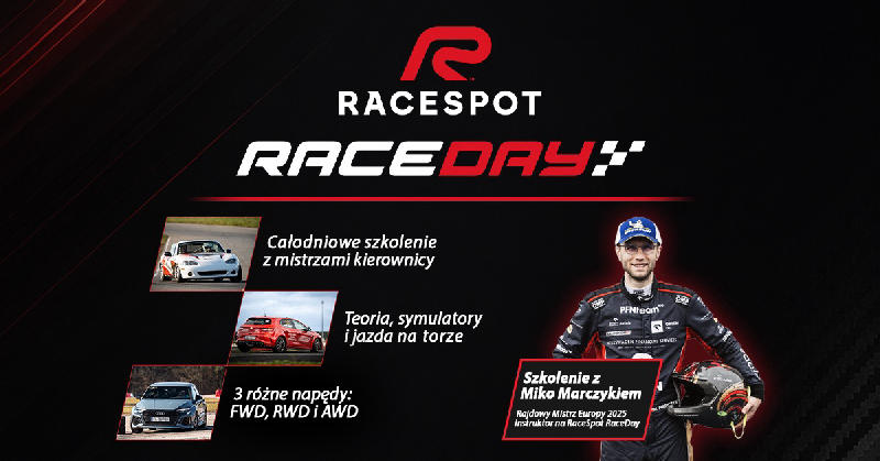 RaceSpot RaceDay - Szkolenie z Mistrzem Europy!