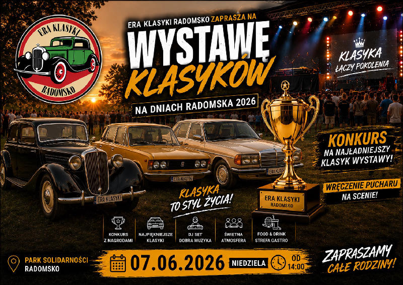 Wystawa Klasyków na Dniach Radomska 2026