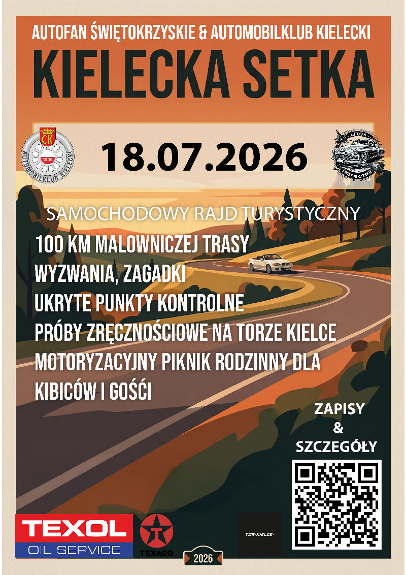 Rajd Turystyczny Kielecka Setka 2026