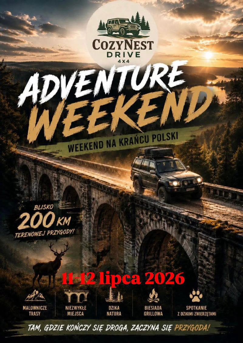 Adventure Weekend na krańcu Polski!