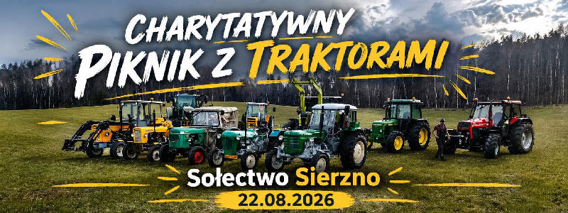 Charytatywny piknik z traktorami