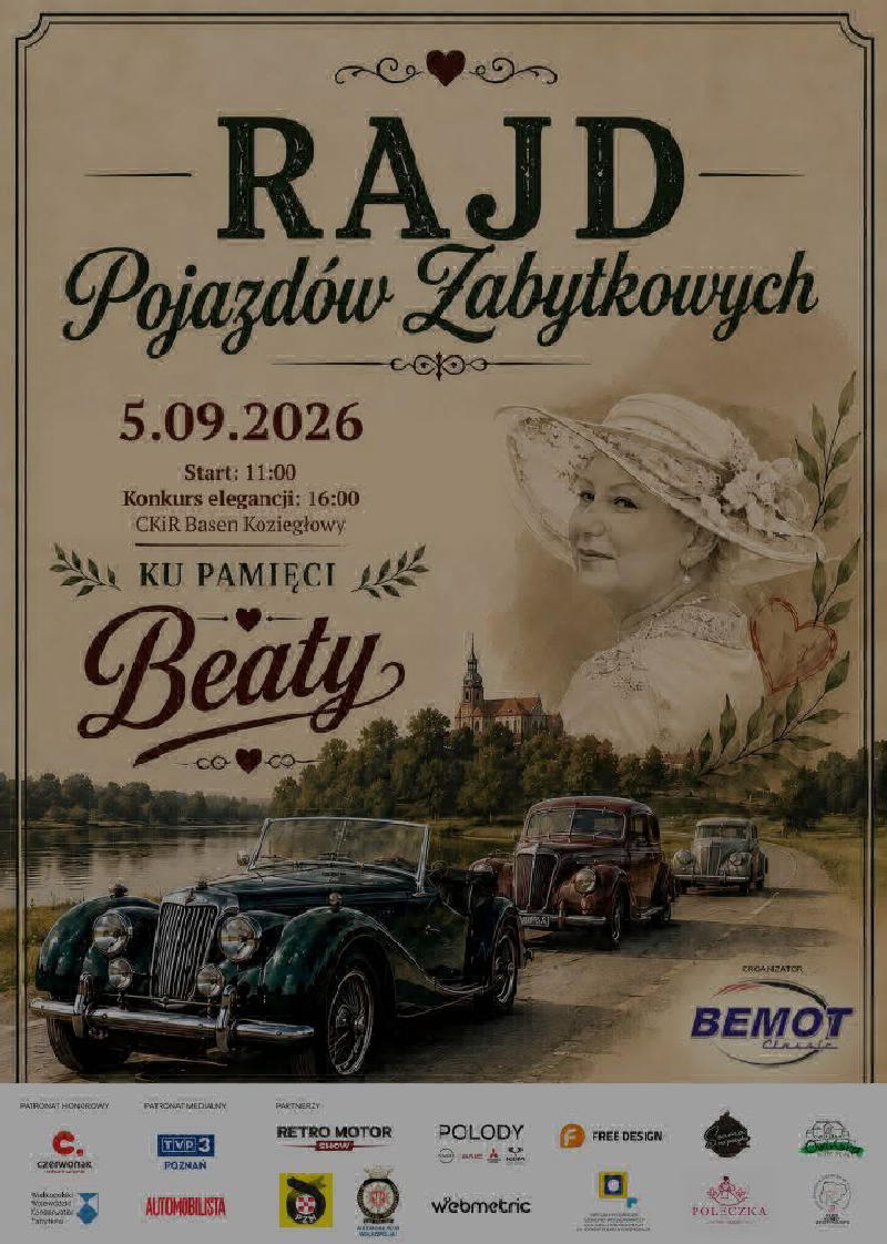 Rajd pojazdów zabytkowych "Ku pamięci Beaty"