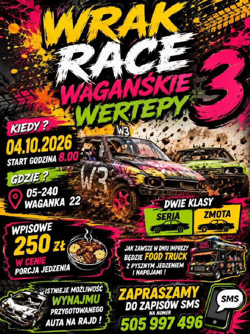 WRAK RACE WAGAŃSKIE WERTEPY 3