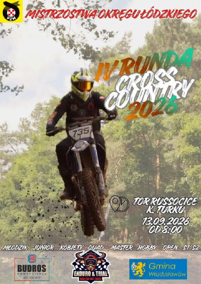 IV RUNDA MISTRZOSTW OKRĘGU ŁÓDZKIEGO CROSS COUNTRY