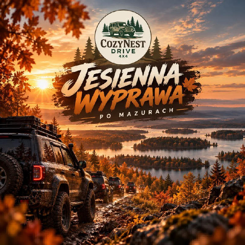 Jesienna terenowa wyprawa po MAZURACH 4x4