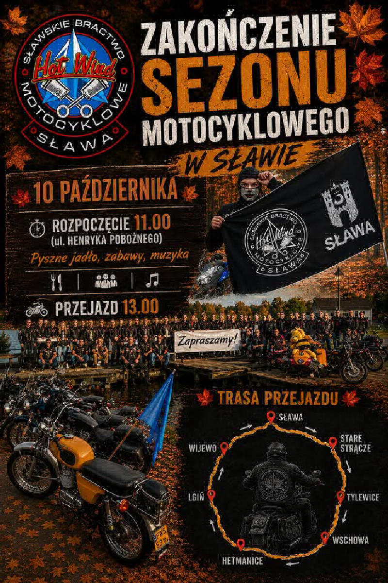 Zakończenie sezonu motocyklowego SŁAWA