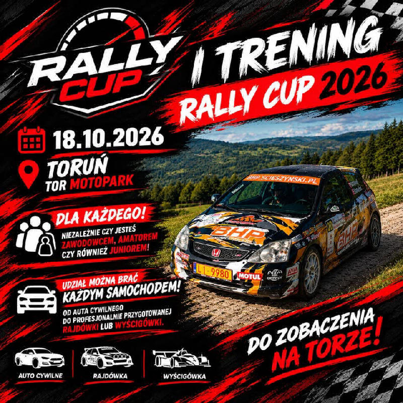 I Trening RALLY CUP 2026