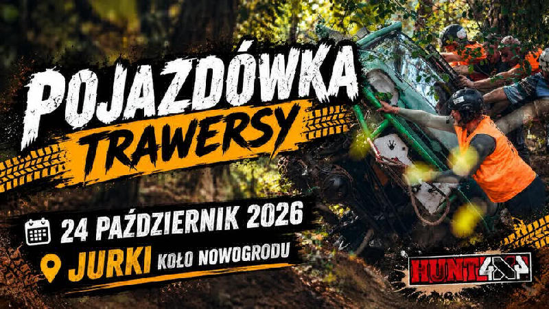 Pojazdówka Hunt 4x4 - Trawersy
