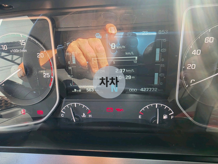 엑시언트 16톤 서브 후축 냉동 원바디 / 내경 10.2m 16