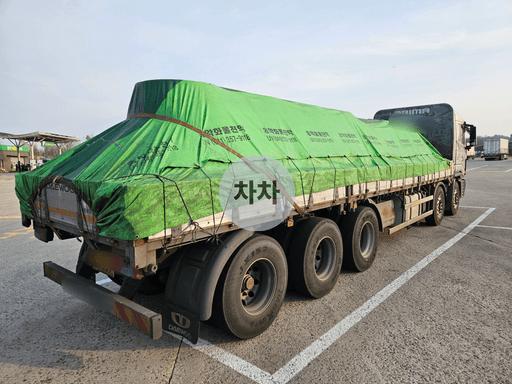 2021년 프리마 25톤 후축 카고 25톤 카고 중고화물차