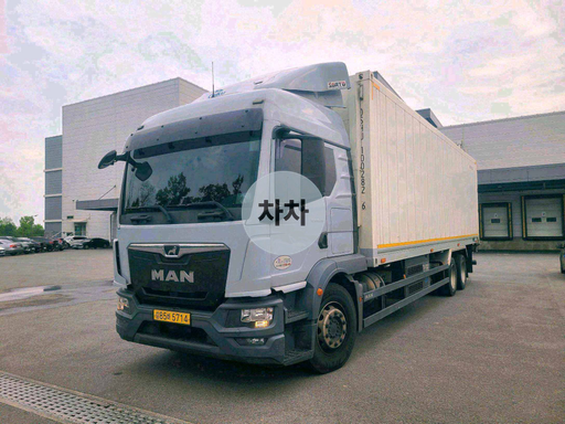 2021년 만 TGM 고하중 9.5톤 투냉 후축 무진동 컨테이너 냉동탑 9.5톤 컨테이너 냉동탑 중고화물차
