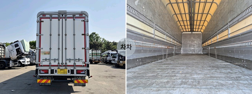 2022년 만 TGM 12.5톤 후축 윙바디 12.5톤 윙바디 중고화물차