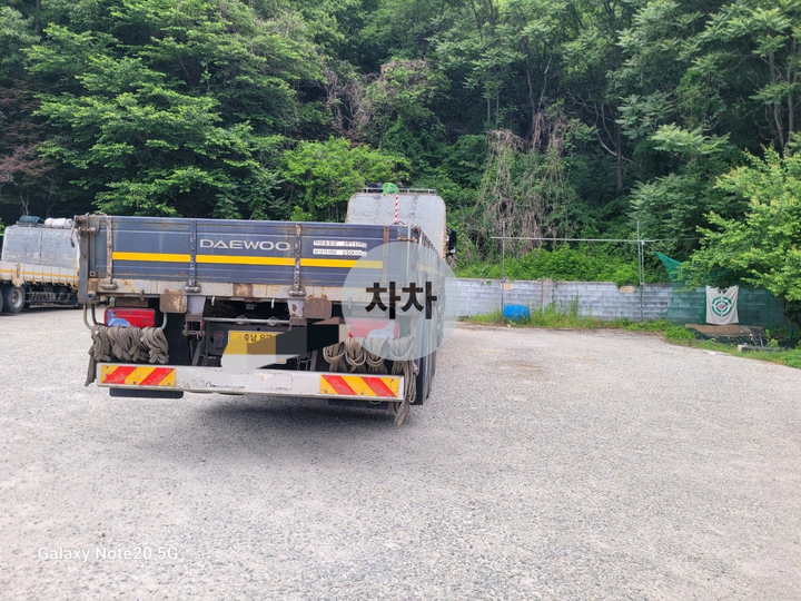 2017년 프리마 25톤 후축 카고 25톤 카고 중고화물차