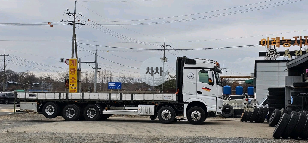 2017년 벤츠 아록스 고하중 25톤 후축 카고 25톤 카고 중고화물차