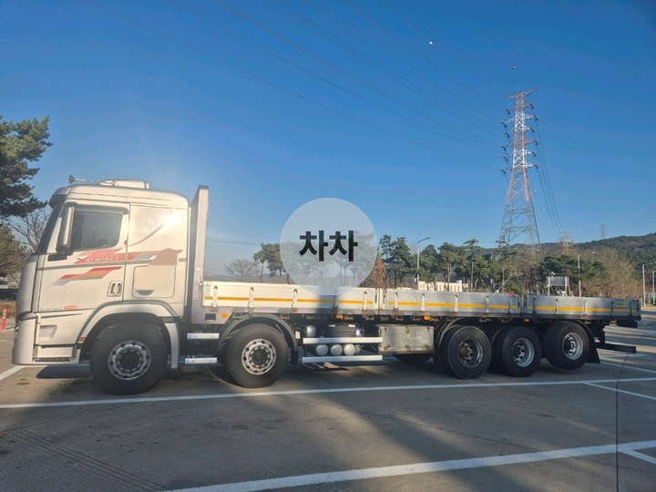 2021년 엑시언트 25톤 앞축 카고 25톤 카고 중고화물차