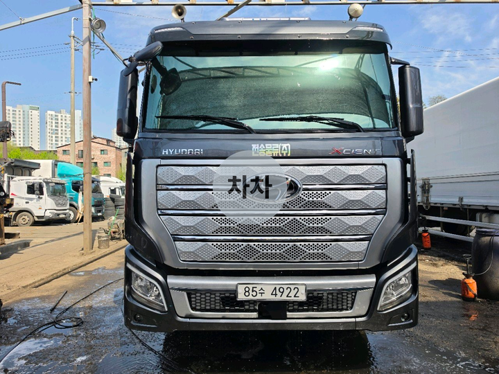 2019년 엑시언트 프로 25톤 후축 카고 25톤 카고 중고화물차