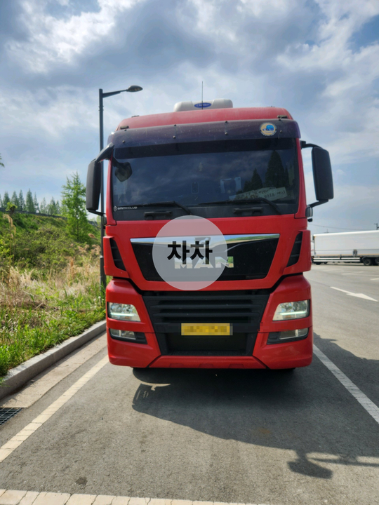 2019년 만 TGS 25톤 후축 평판카고 25톤 평판카고 중고화물차