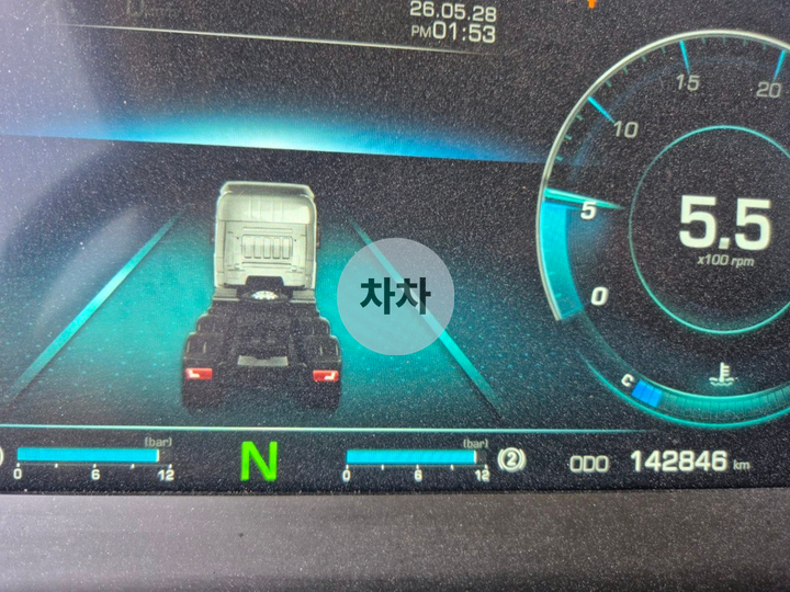 2023년 맥쎈 25톤 앞축 카고 25톤 카고 중고화물차