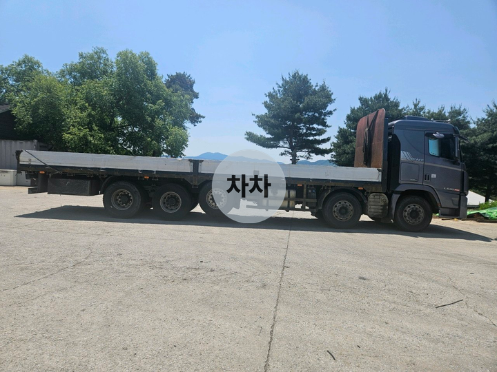 2018년 엑시언트 25톤 앞축 카고 25톤 카고 중고화물차
