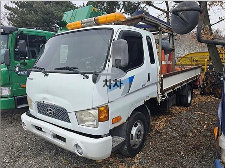 06년형 현대 2.5톤 마이티 카고 도로차단차 중고화물차