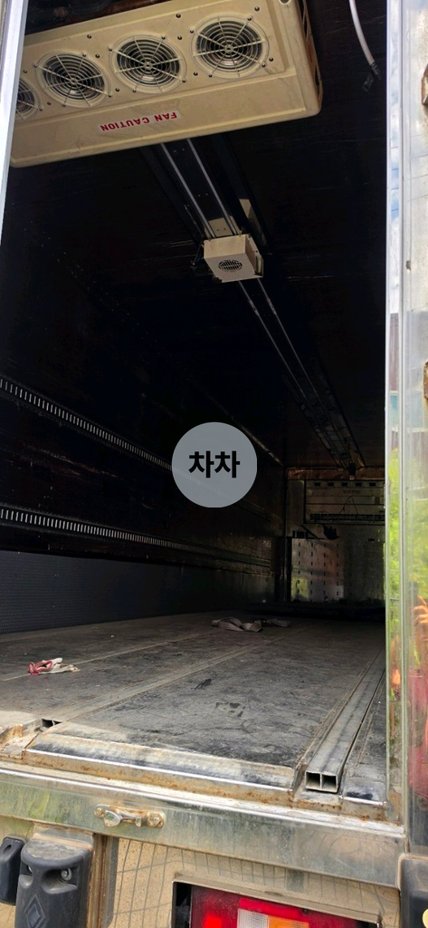 볼보 FE 고하중 9.5톤 투냉 후축 냉동 윙바디 / 내경 10.2m 5